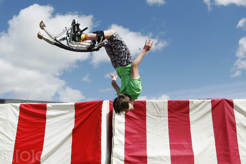 Alex N backflipping