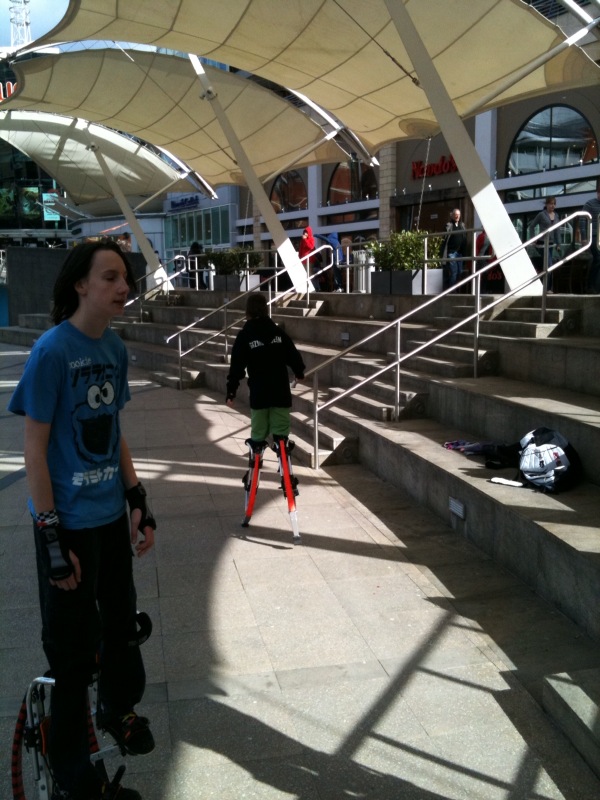 james doing... something