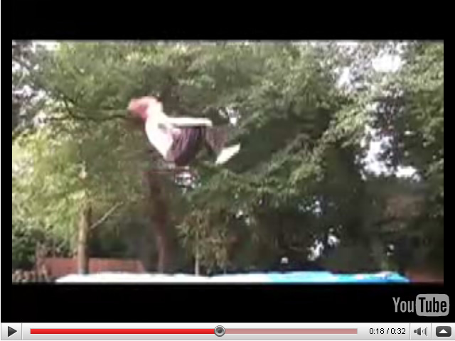 Double front flip woooooop