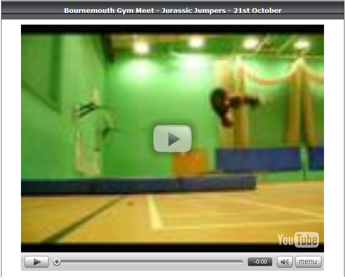 Bournemouth Gym Meet - Jurassic Jumpers - 21st October