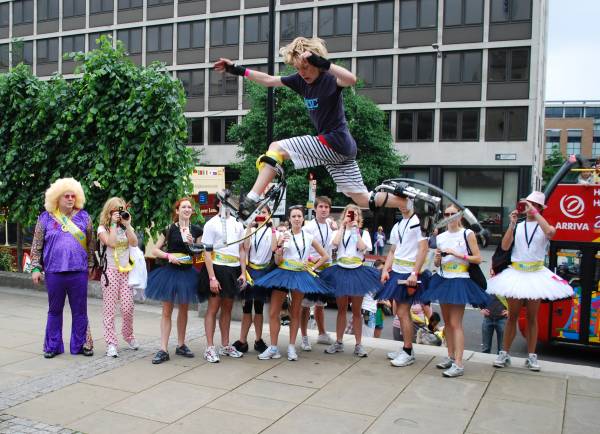 Parby and the ' TU TU Much' crew