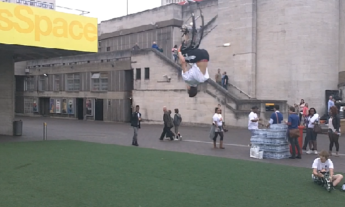 Walk For life 6 backflips to frontflip