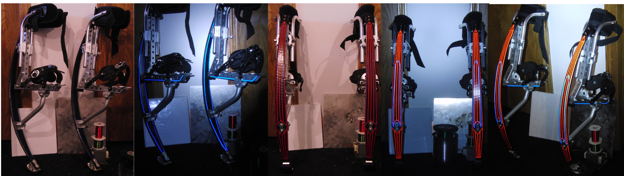 Stilts + Reflective Tape