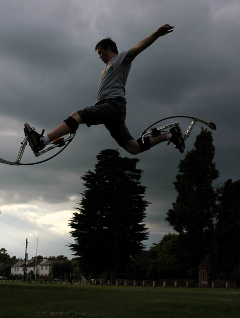 I can jump as high as this tree!