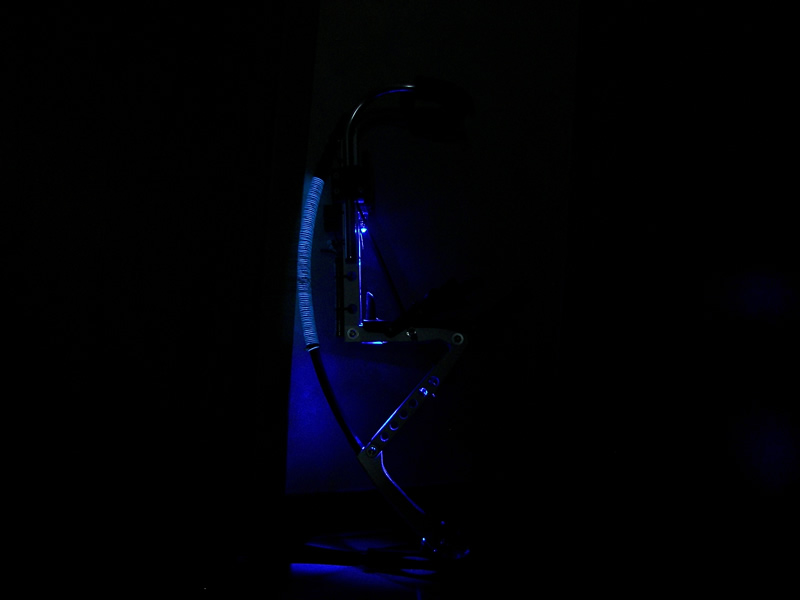 lit up