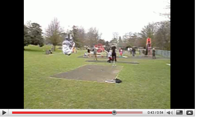 Paulself front flip!