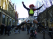 Claire in action - just before disaster struck!
